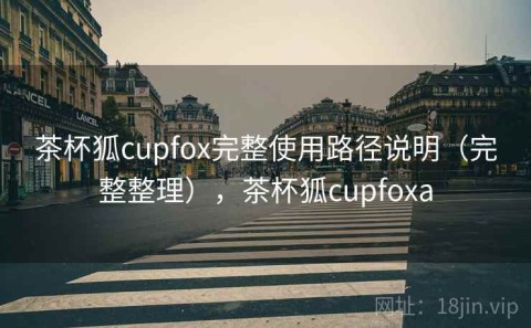 茶杯狐cupfox完整使用路径说明（完整整理），茶杯狐cupfoxa