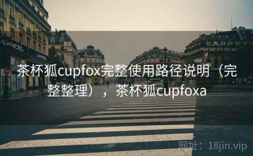 茶杯狐cupfox完整使用路径说明（完整整理），茶杯狐cupfoxa