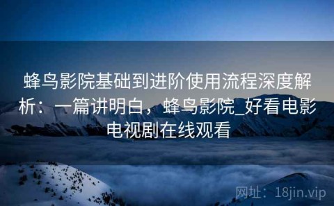蜂鸟影院基础到进阶使用流程深度解析：一篇讲明白，蜂鸟影院_好看电影电视剧在线观看